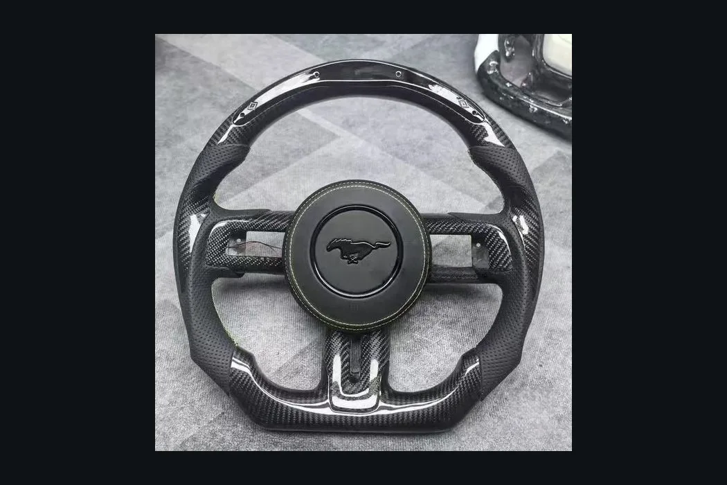 Ford Mustang LED Carbon Fiber Wheel — Custom Steering Wheel