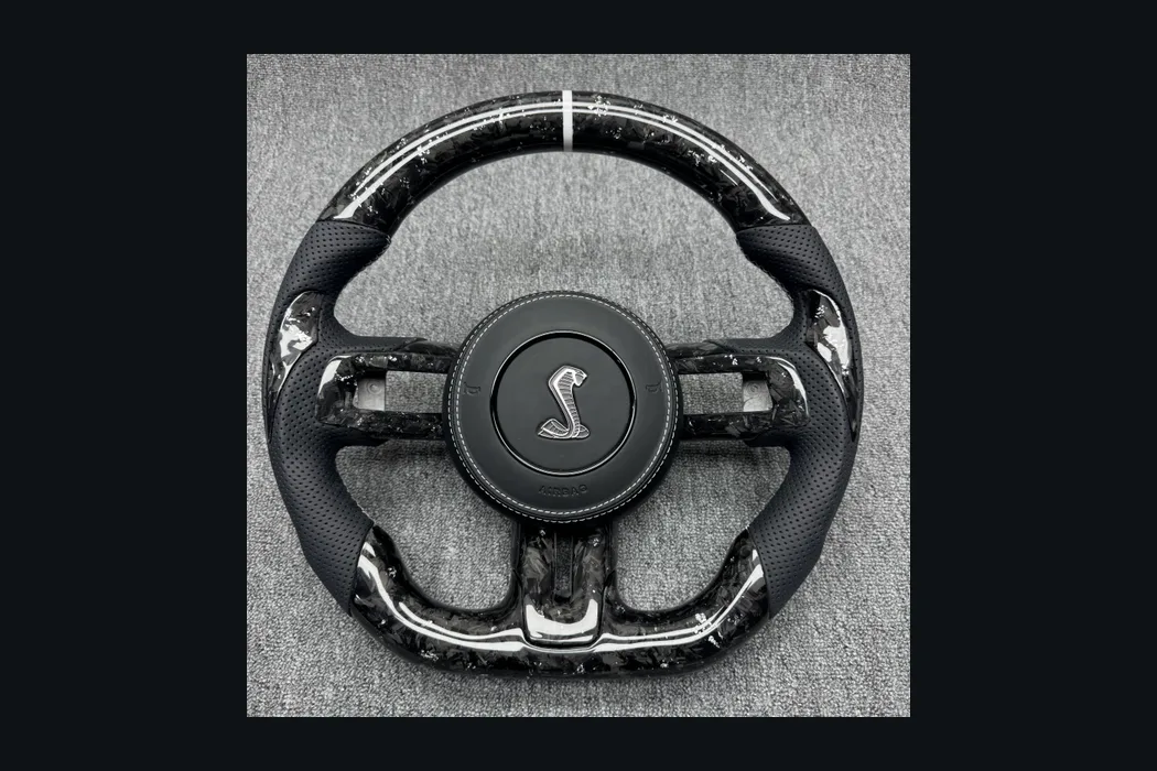 Ford Mustang Forged Carbon Steering Wheel — Custom Steering Wheel