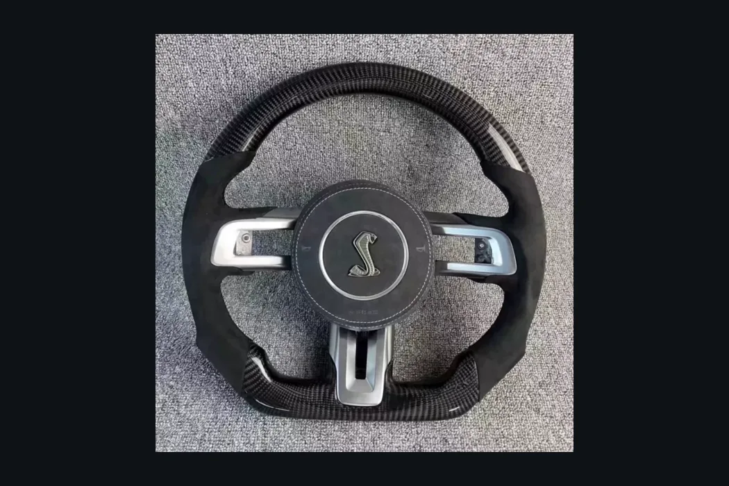 Ford Mondeo Gloss Carbon Fiber Wheel — Custom Steering Wheel